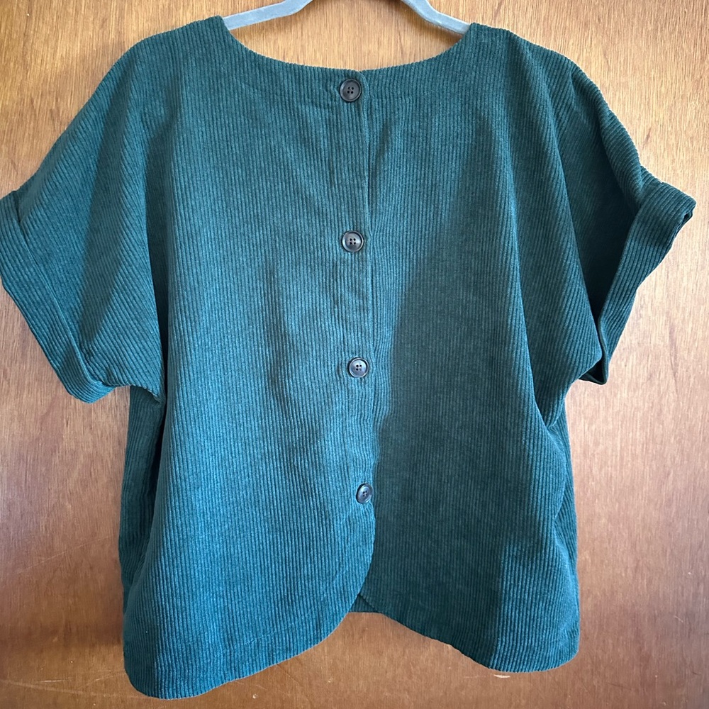 Madewell Green Top - Picture 3 of 5